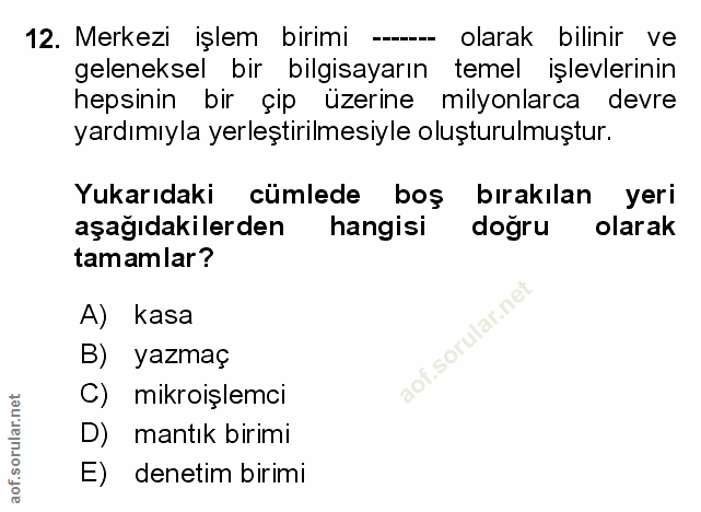 Soru 12