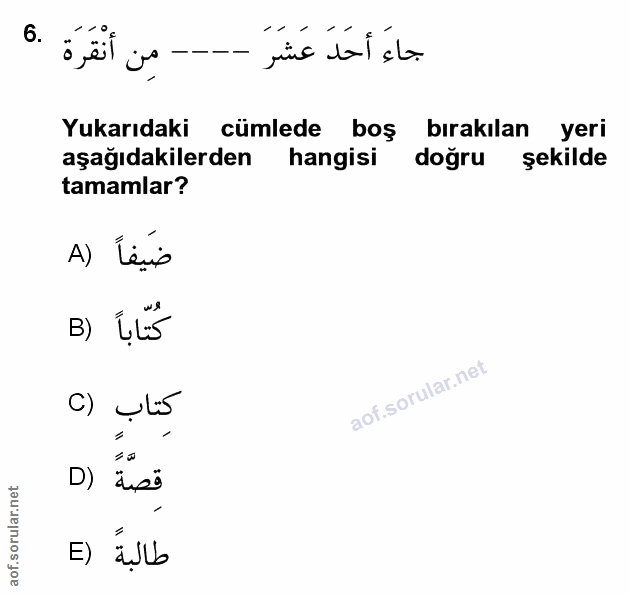 Soru 6