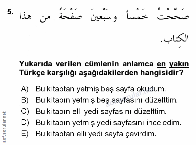Soru 5