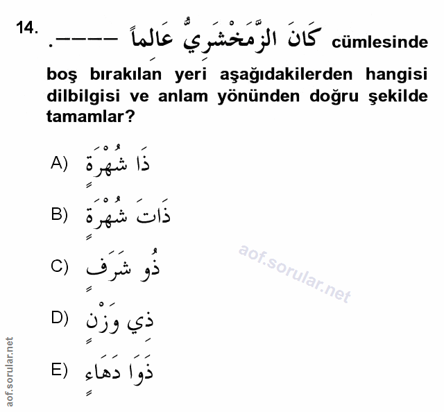 Soru 14