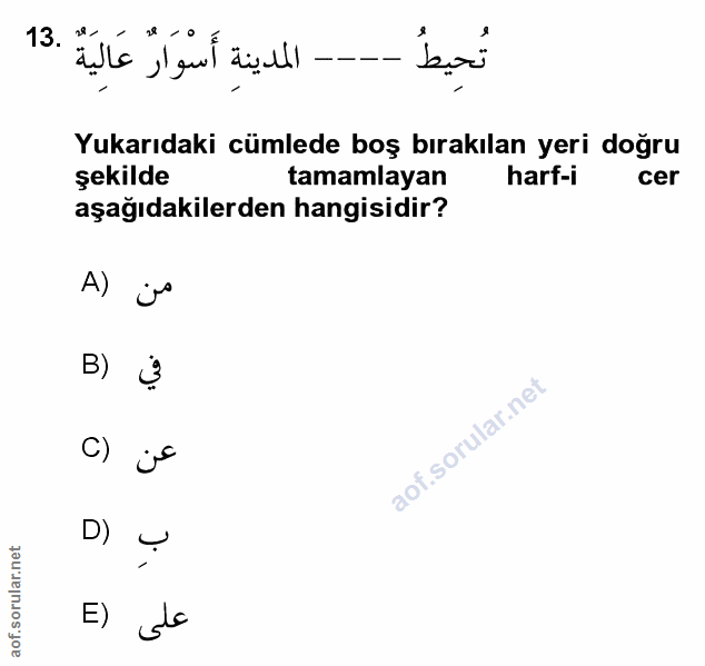 Soru 13