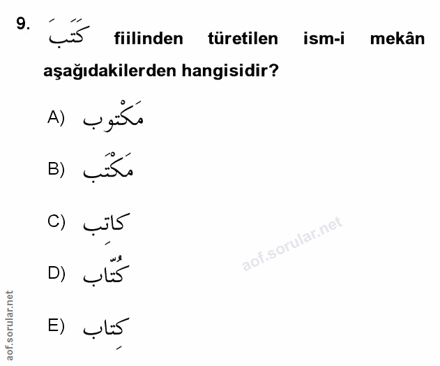 Soru 9