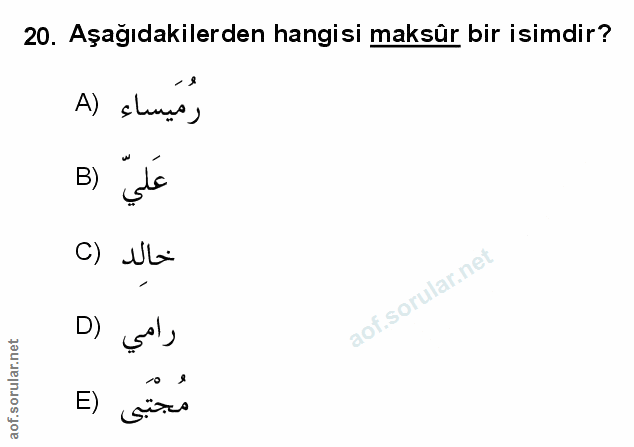 Soru 20