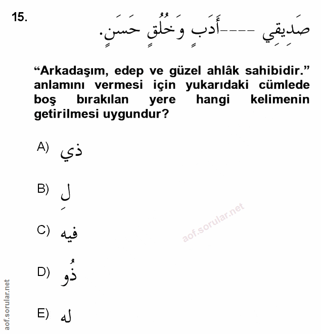 Soru 15