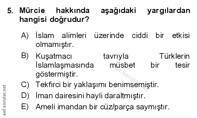 Soru 5