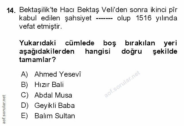 Soru 14