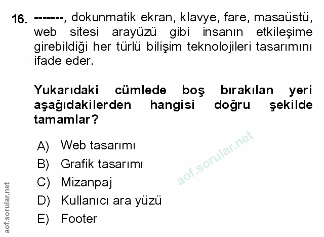 Soru 16