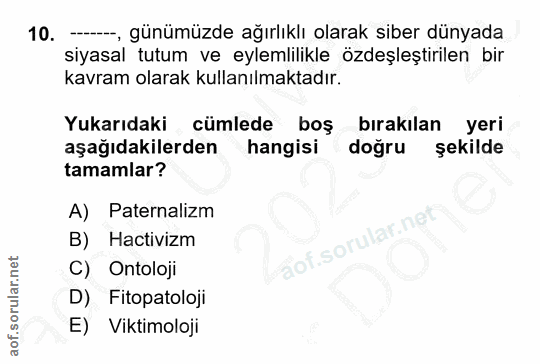 Soru 10