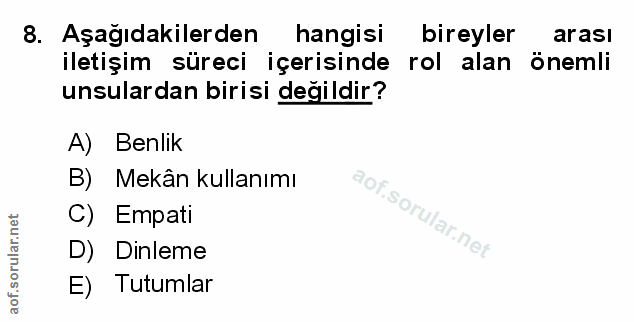 Soru 8