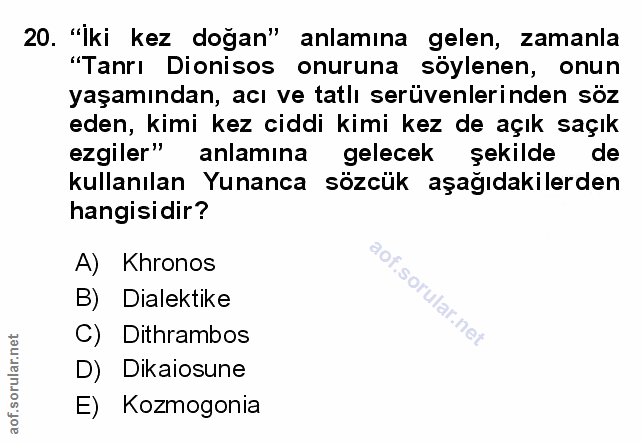 Soru 20