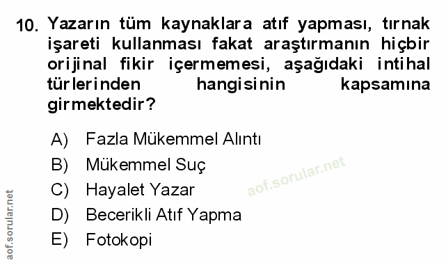 Soru 10