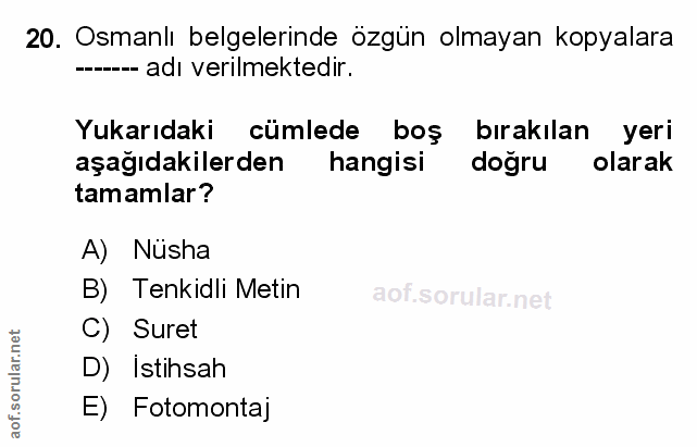 Soru 20