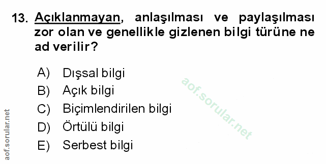 Soru 13