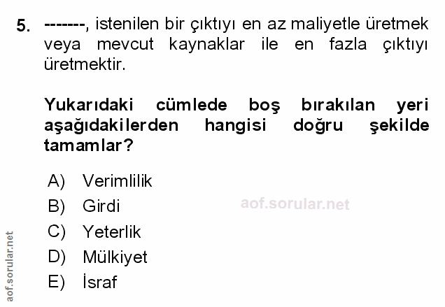 Soru 5