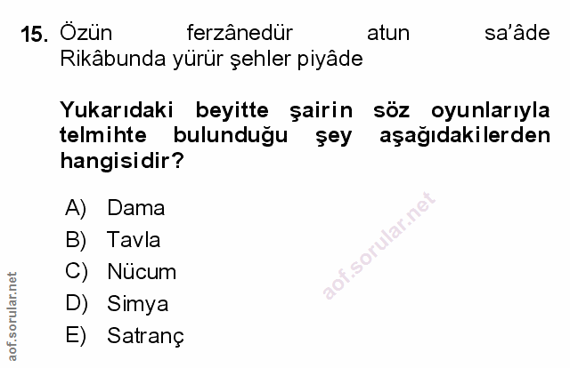 Soru 15