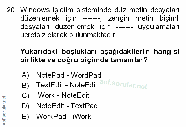 Soru 20