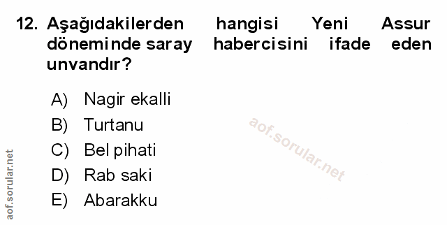 Soru 12