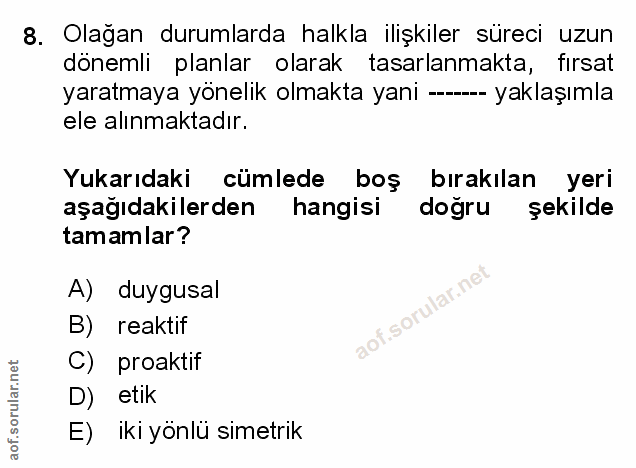 Soru 8