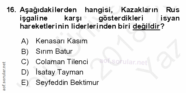 Soru 16