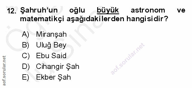 Soru 12