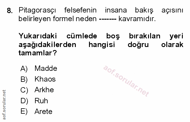 Soru 8