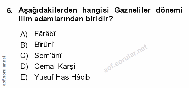 Soru 6
