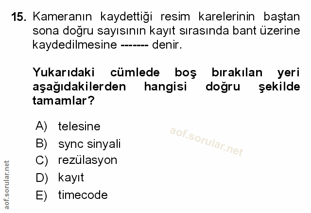Soru 15
