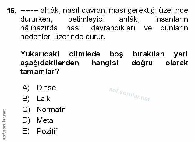 Soru 16