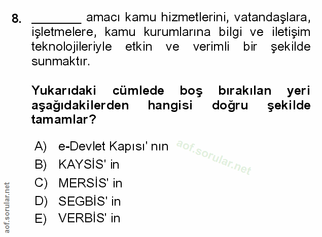 Soru 8