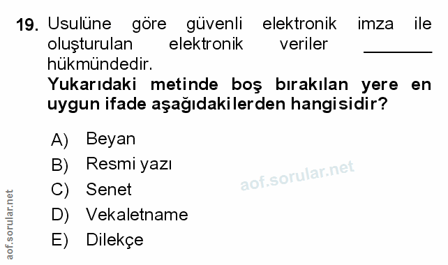 Soru 19