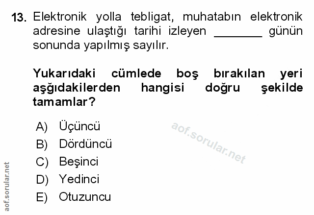 Soru 13