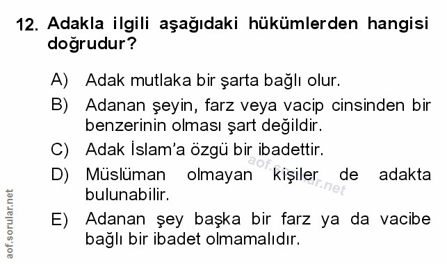 Soru 12