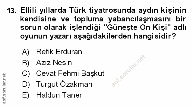 Soru 13