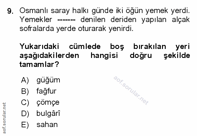 Soru 9