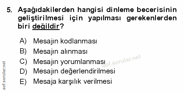 Soru 5