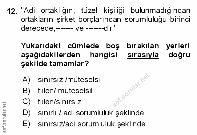 Soru 12