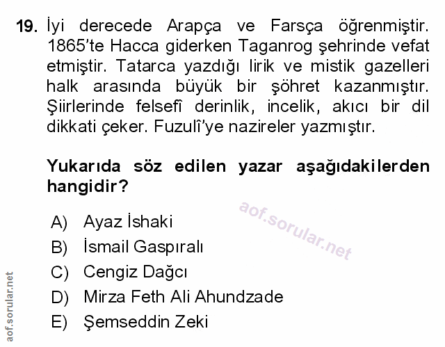 Soru 19