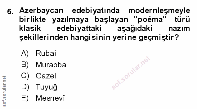 Soru 6