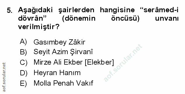 Soru 5