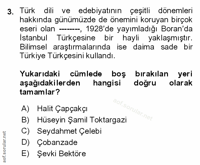 Soru 3