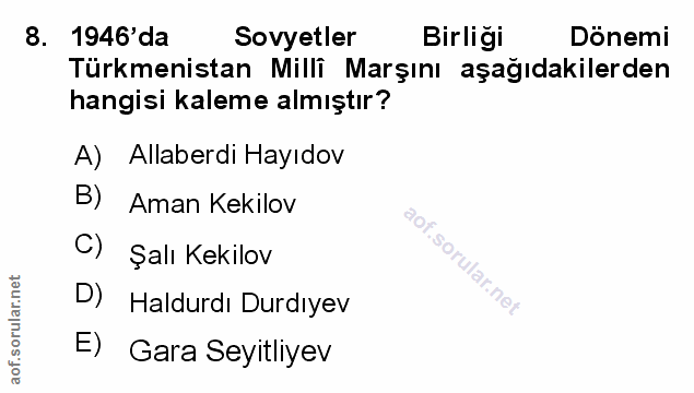 Soru 8