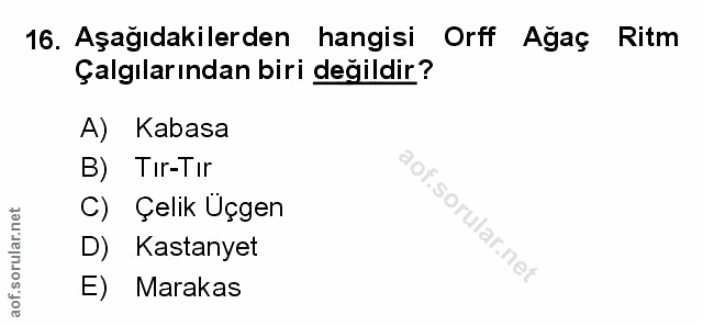 Soru 16