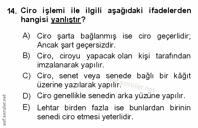 Soru 14