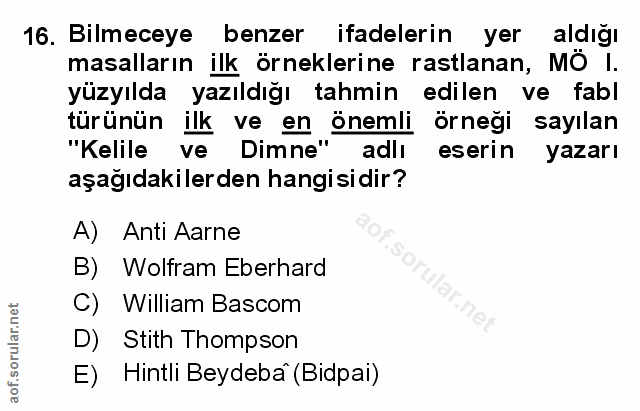 Soru 16
