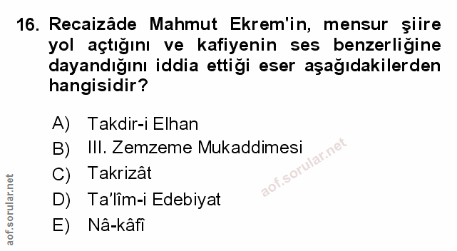 Soru 16