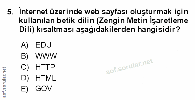 Soru 5