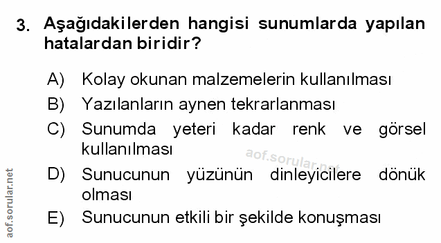 Soru 3