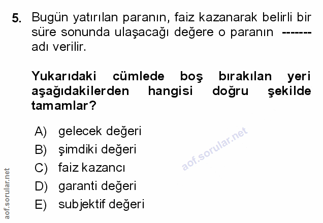 Soru 5