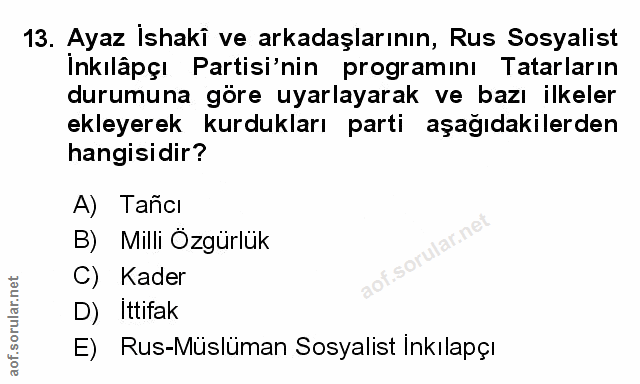 Soru 13