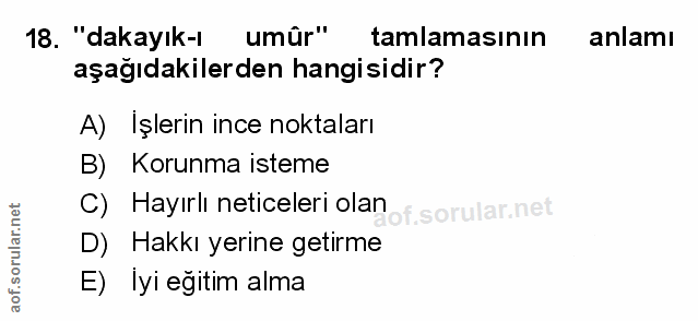 Soru 18